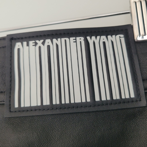 Alexander Wang "NWOT" Leather Pants Size 10 - Picture 13 of 16
